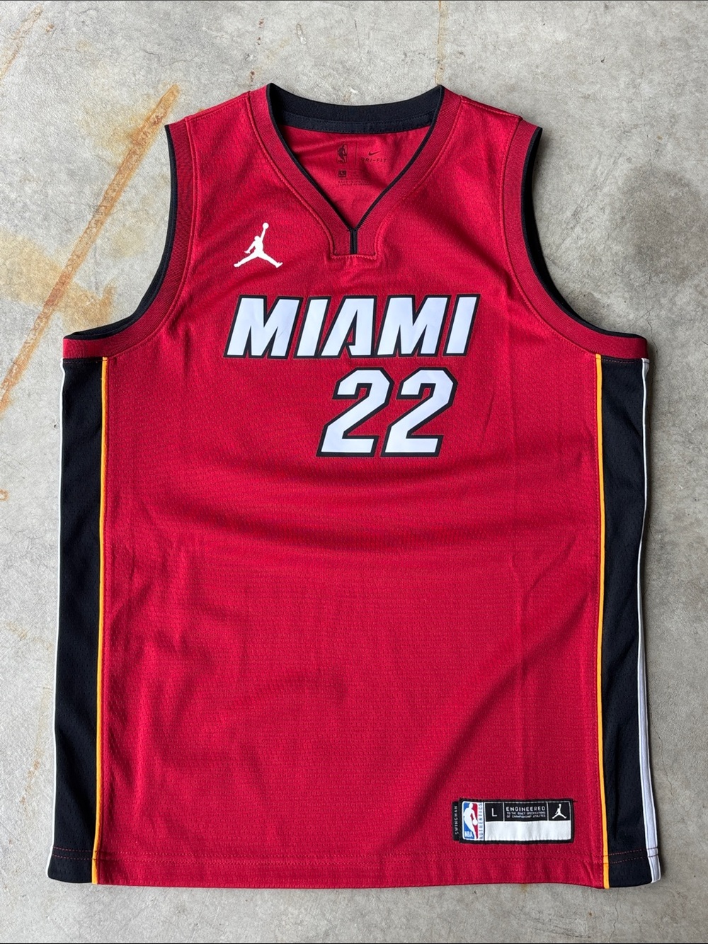 Nike NBA Miami Heat Jimmy Butler #22 Swingman Jersey Red Size Youth Large